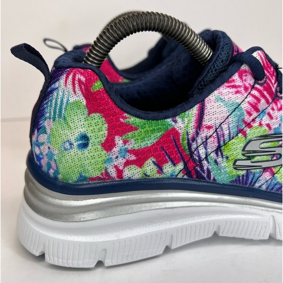 Skechers Fashion-Fit Spring Essential Navy/Multi Floral 12708/NVMT Sz 8M NWT! - Picture 5 of 16
